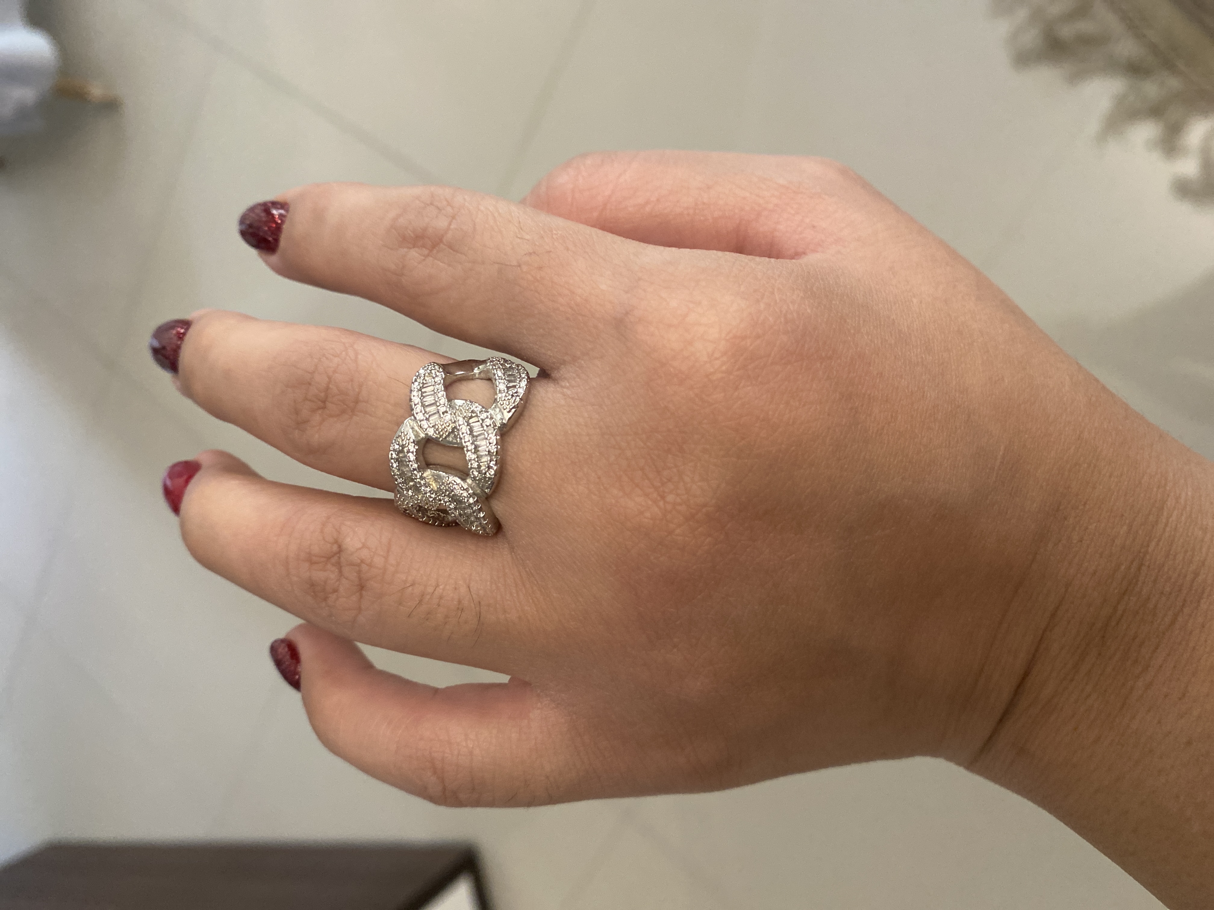 انگشتر ژوپینگ جواهری کارتیر سایز ۸